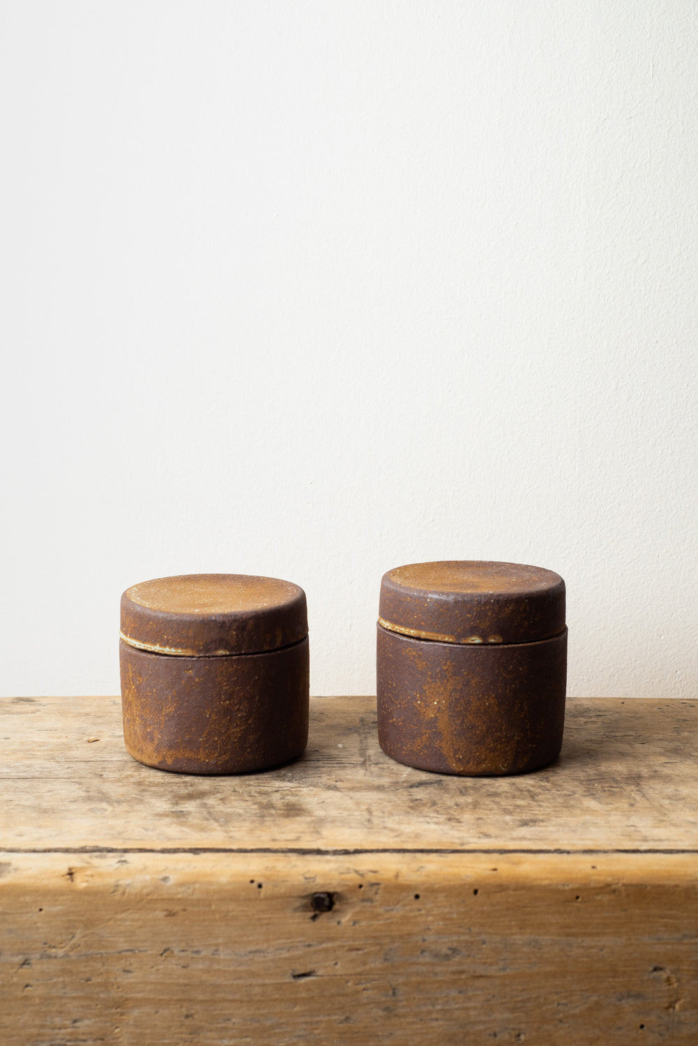 Pot with Lid Brown, Medium