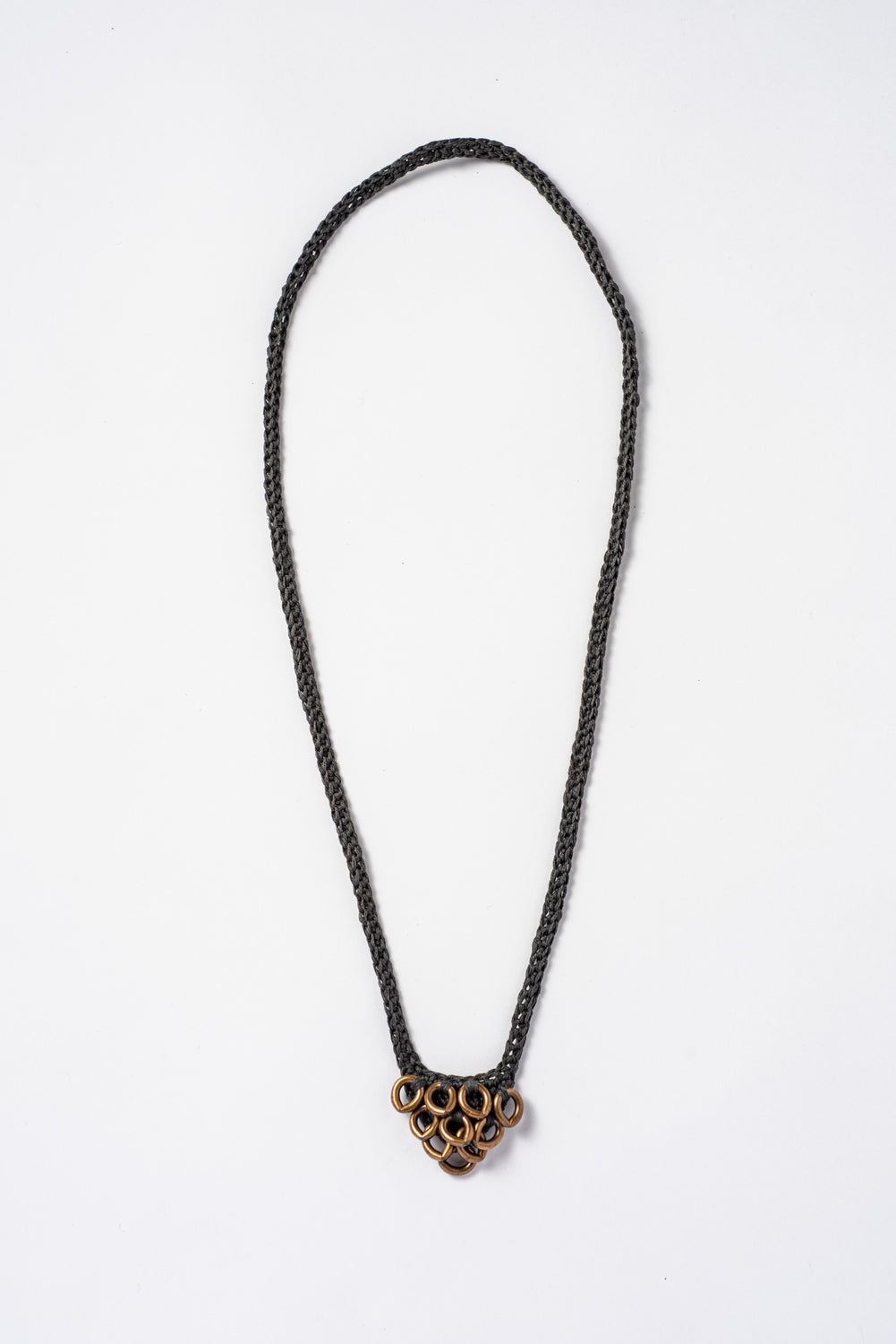 Petit Artichoke Necklace Charcoal
