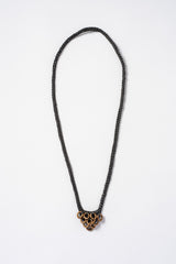 Petit Artichoke Necklace Charcoal