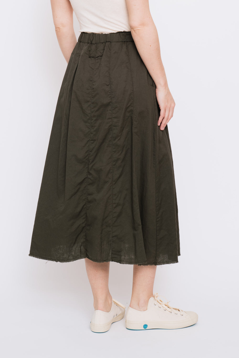 Cotton Skirt, Brown