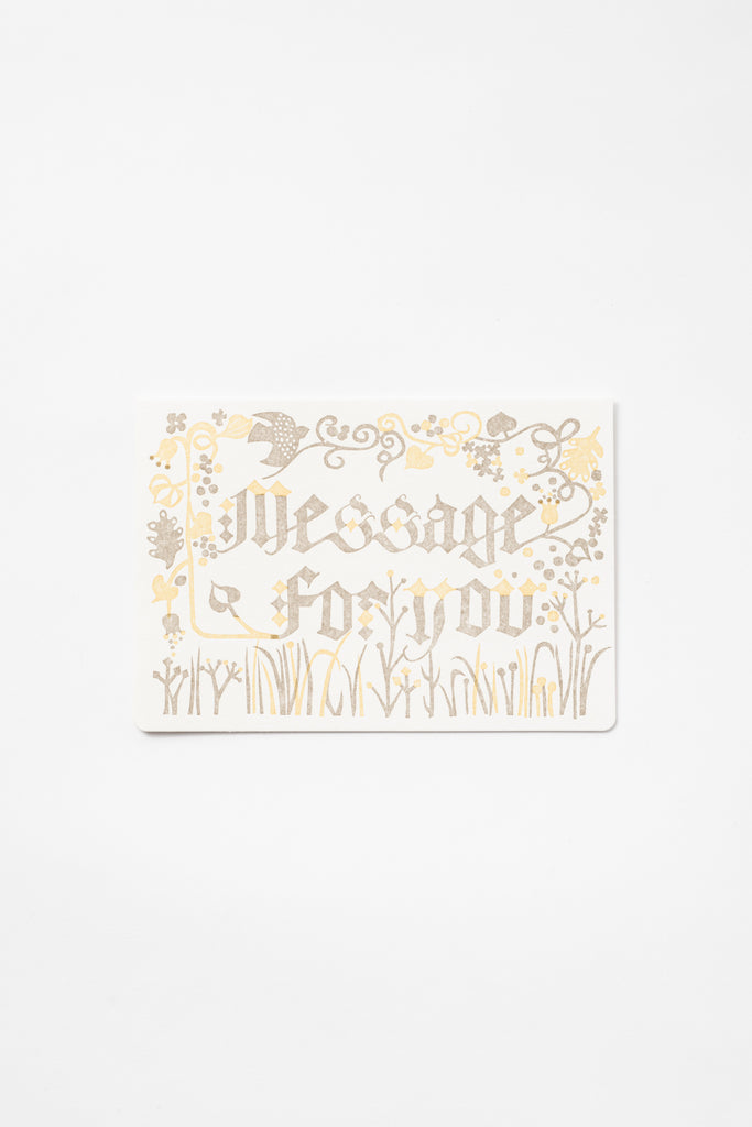 Message Greeting Card