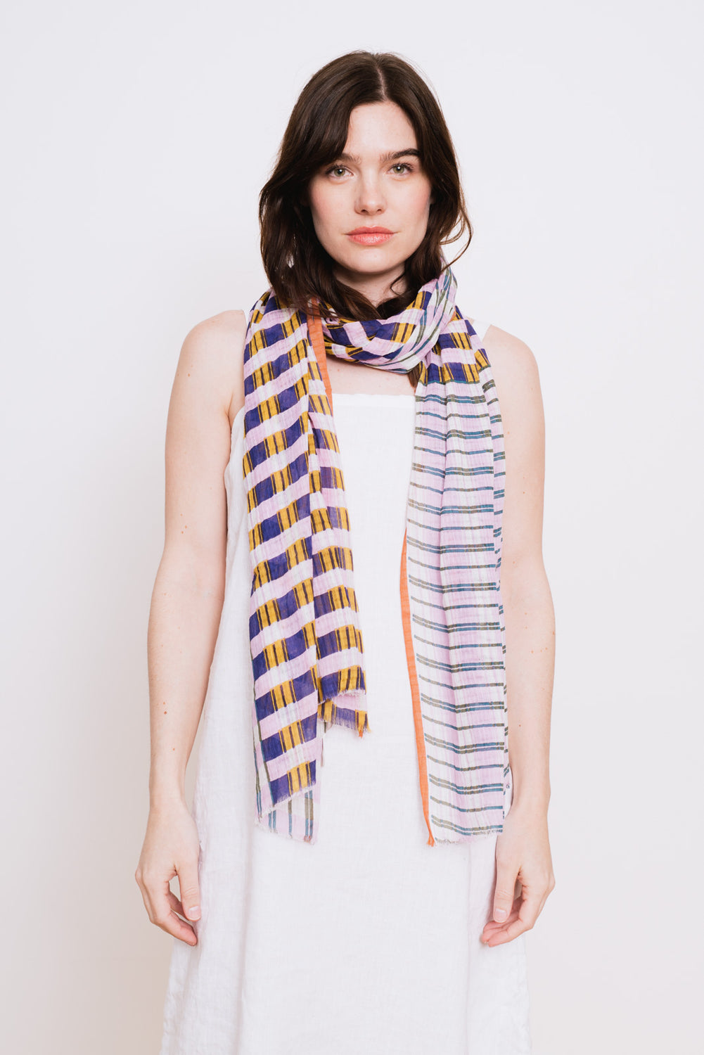 Cotton Scarf Violet