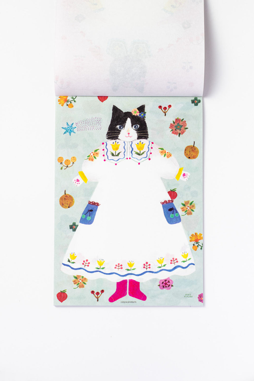 Letter Paper and Envelope Set, Cat and One Piece