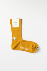 Eco Feel Crew Socks, Mustard