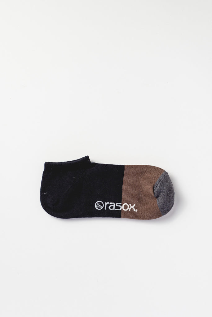 Linen Mix Ankle Socks, Black