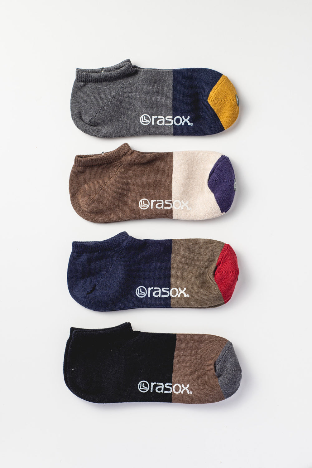 Linen Mix Ankle Socks, Navy