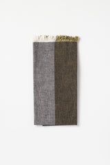 Cotton Tenugui with Fringe, Two-Tone