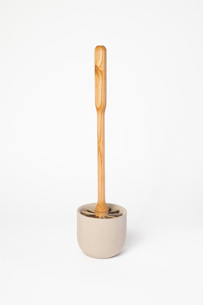 Toilet Brush with Concrete Cup