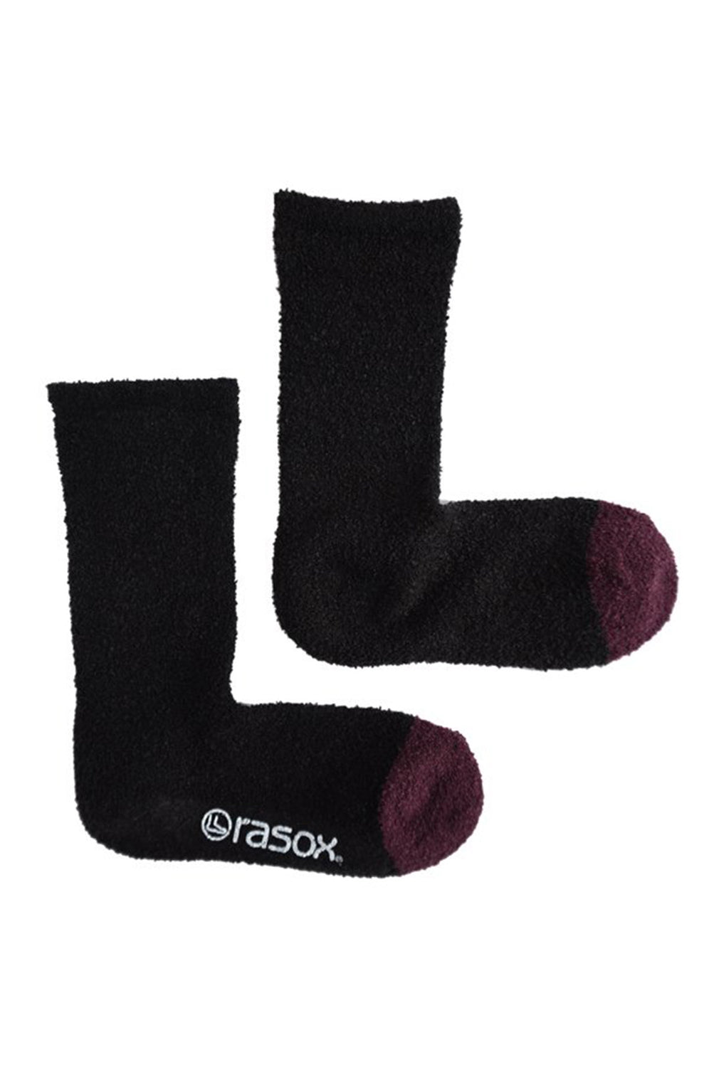 Soft Touch Boucle Socks, Black