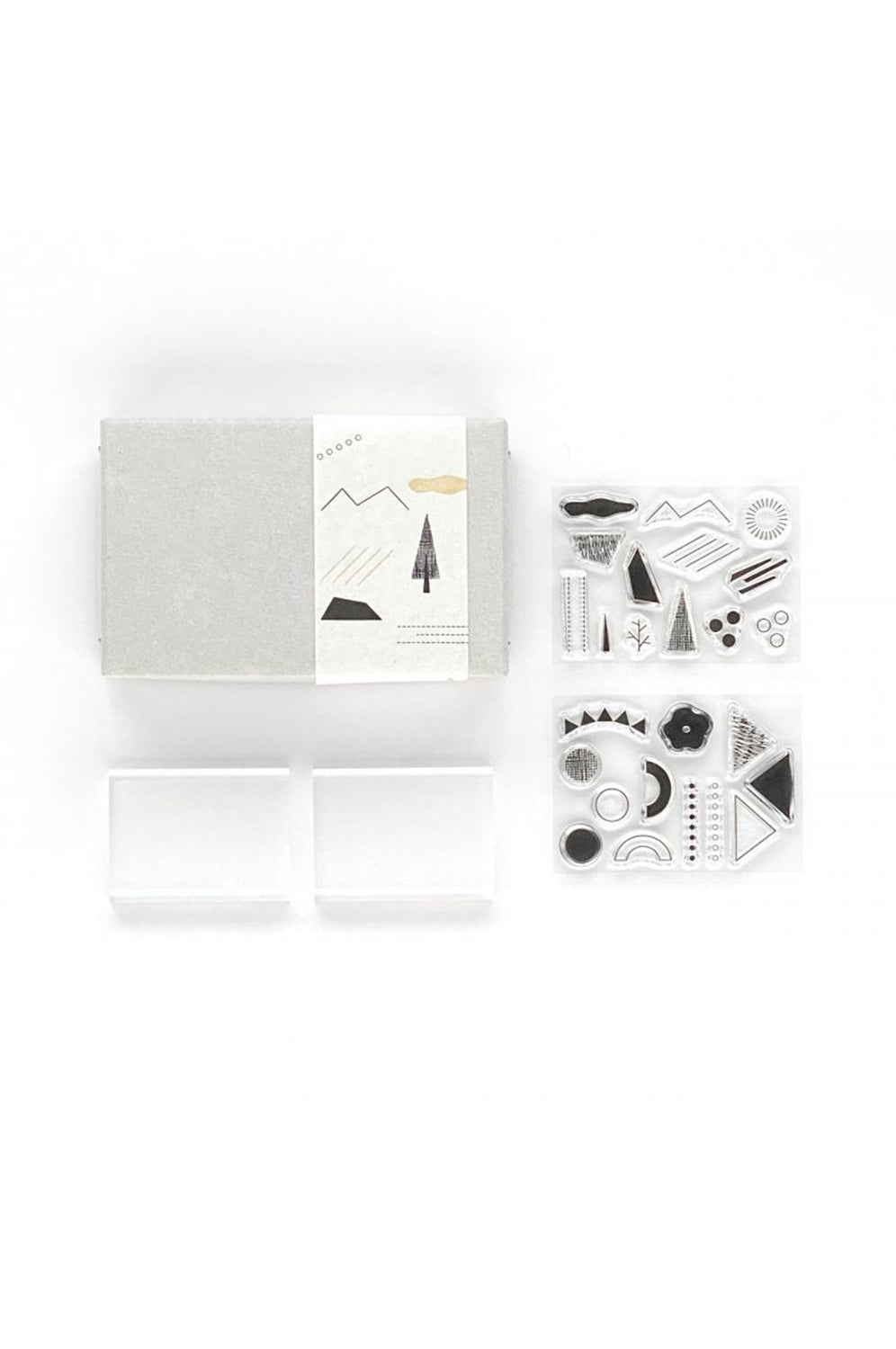 JIZAI Clear Stamp Shapes Set 02