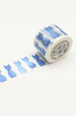 Neko Blue Cat Washi Tape